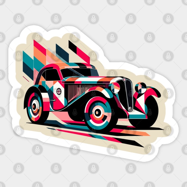 Alfa Romeo 6C Sticker by Vehicles-Art